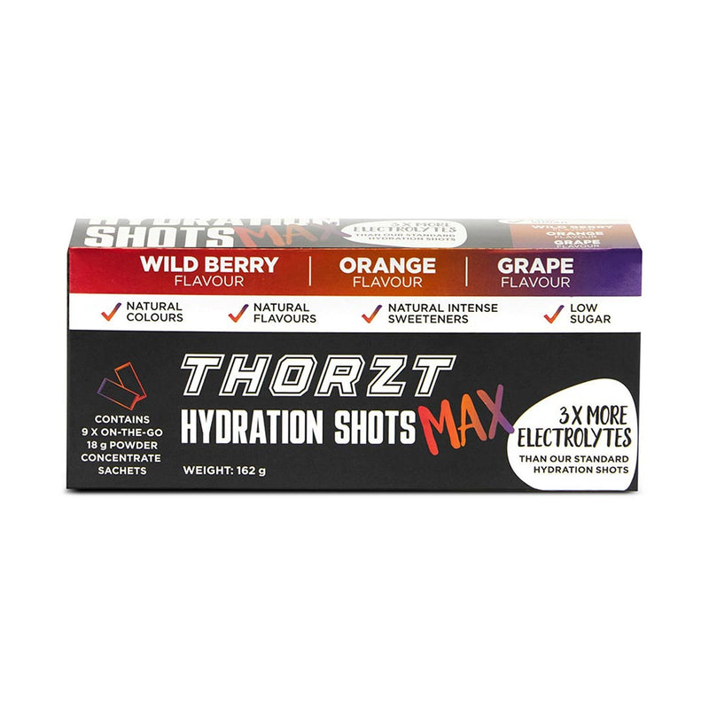 Load image into Gallery viewer, Thorzt Low Sugar Hydration Shot Max Powders (Mixed Flavours)
