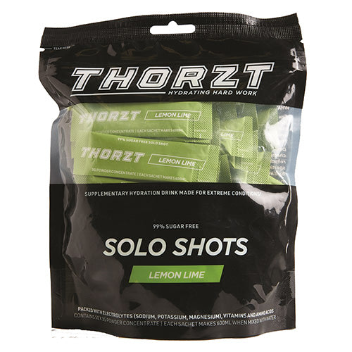 Thorzt Solo Shot Sachet, Lemon/Lime: Pack/50