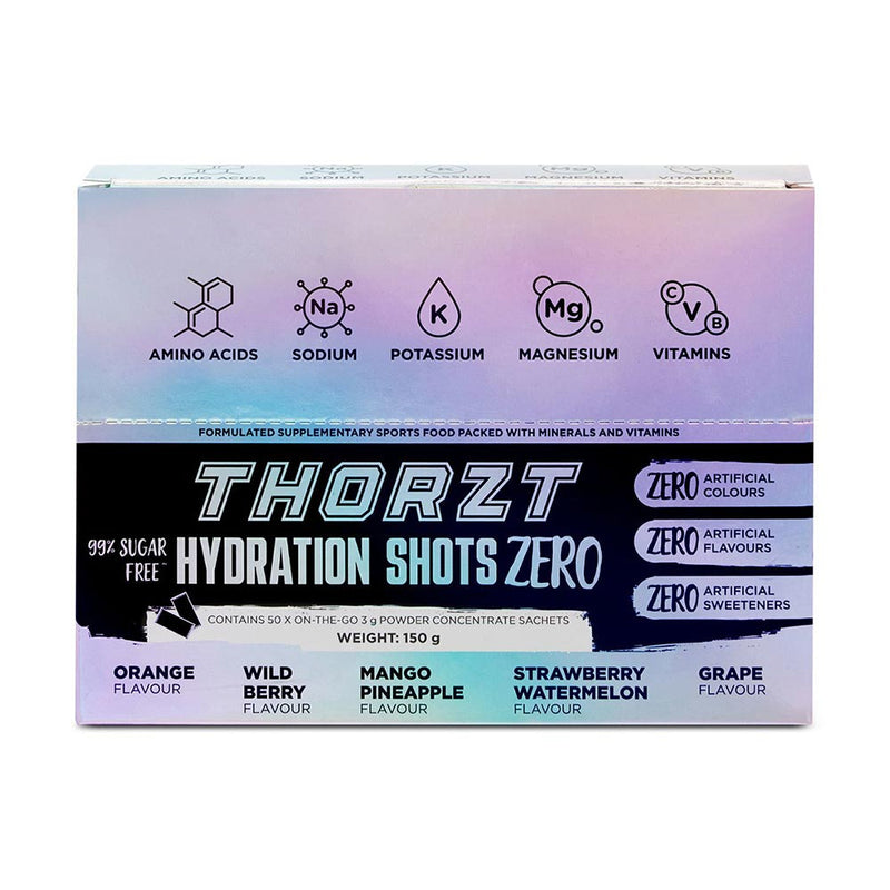 Load image into Gallery viewer, Thorzt 99% Sugar Free Hydration Shot Powders: 5 Mixed Flavours
