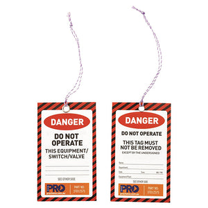 Danger Do Not Operate Tags Pack/100 image