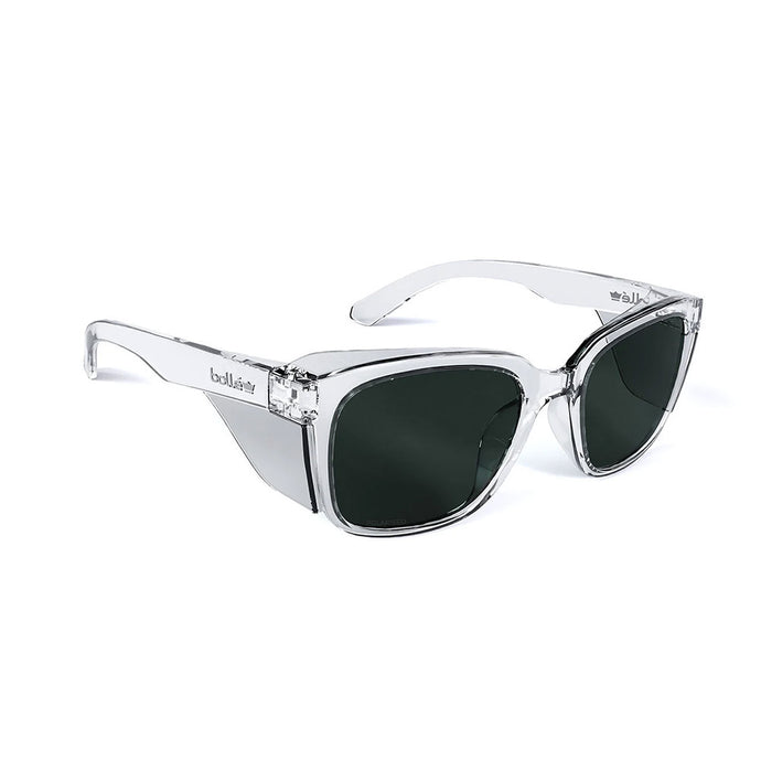 Bolle STKS 410 Safety Glasses: Clear/Smoke Polarised