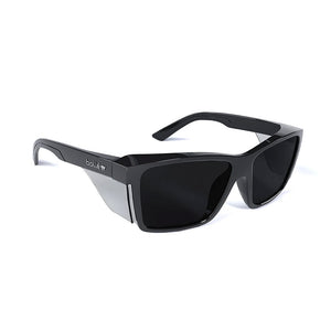 Bolle STKS 420 Safety Glasses: Black/Smoke Lens image