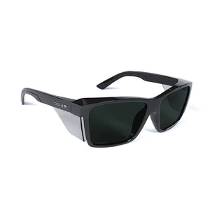 Bolle STKS 420 Safety Glasses: Black/Smoke Polarised image