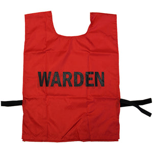 Red Fire Warden Bib Vest image