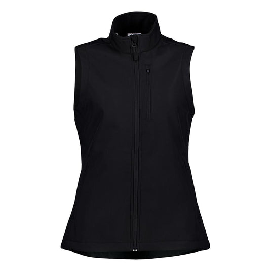 Swanndri Redwoods Womens Softshell Vest, Black
