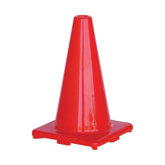 Orange Hi Vis Road Cone 450mm (No Reflective Collar)
