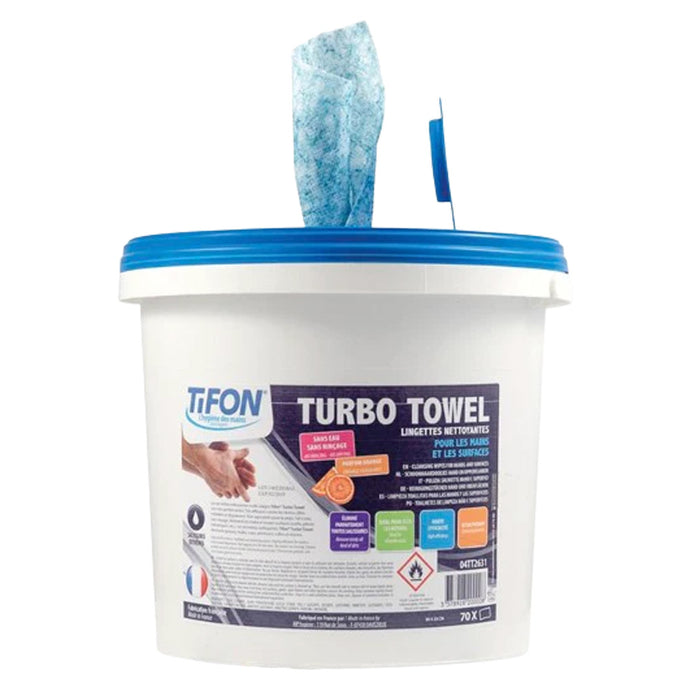 TiFon Turbo Towel Industrial Cleansing Wipes: 70 Wipes