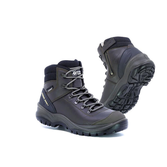 Grisport Tiber Zip Side Safety Boots, Brown