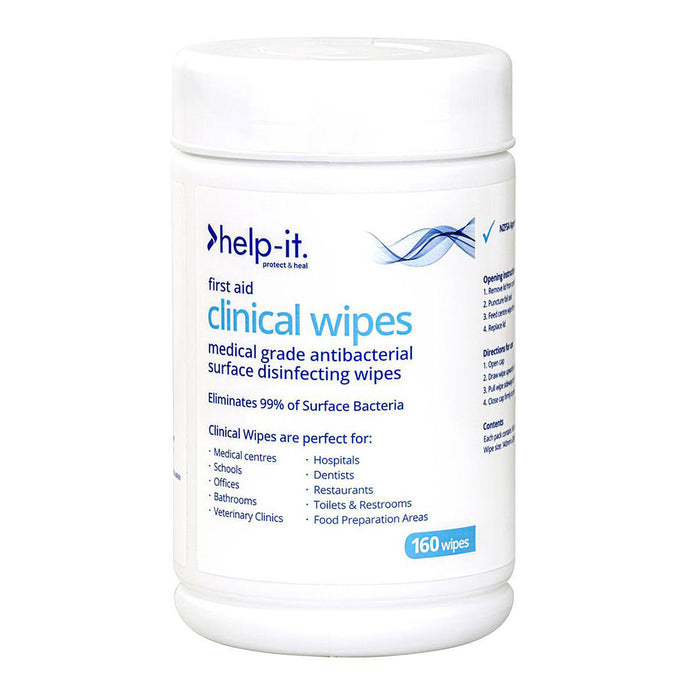 Help-It Medical Grade Wipes Tub/160