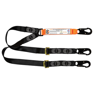 LINQ Double Adjustable Lanyard, Snap Hooks: 2m