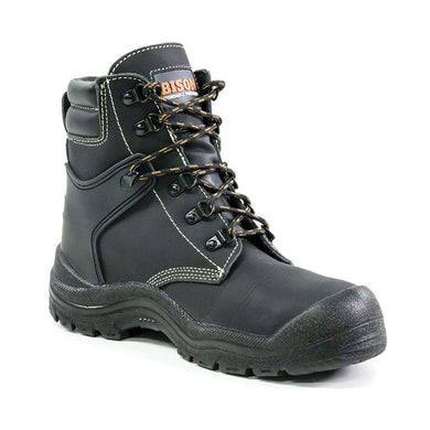 Bison Wolf Safety Boot, Black