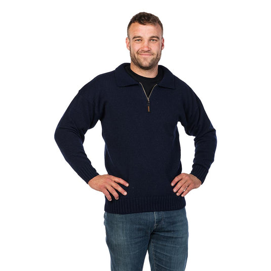 MKM Original Wool Blend Half Zip Jersey