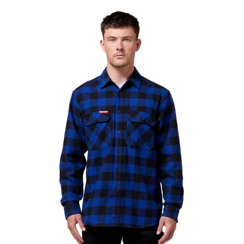 Load image into Gallery viewer, Hard Yakka Long Sleeve Check Flannel Shirt
