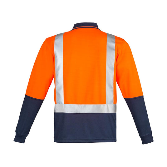 Syzmik Hi Vis Spliced Taped Long Sleeve Polo Shirt