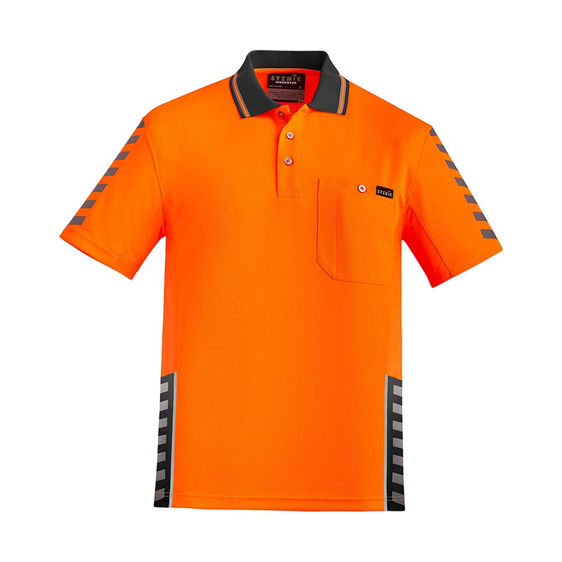 Load image into Gallery viewer, Syzmik Hi Vis Komodo Short Sleeve Polo

