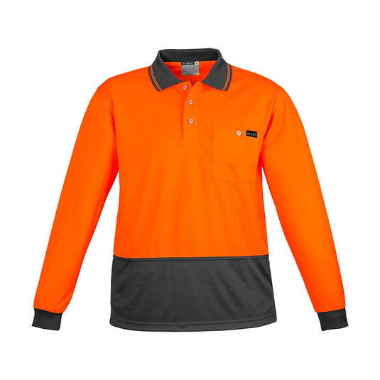 Syzmik Hi Vis Comfort Back L/S Polo Shirt