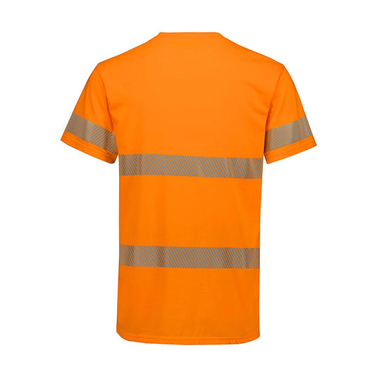 Syzmik Hi Vis Segmented Tape Cotton T-Shirt