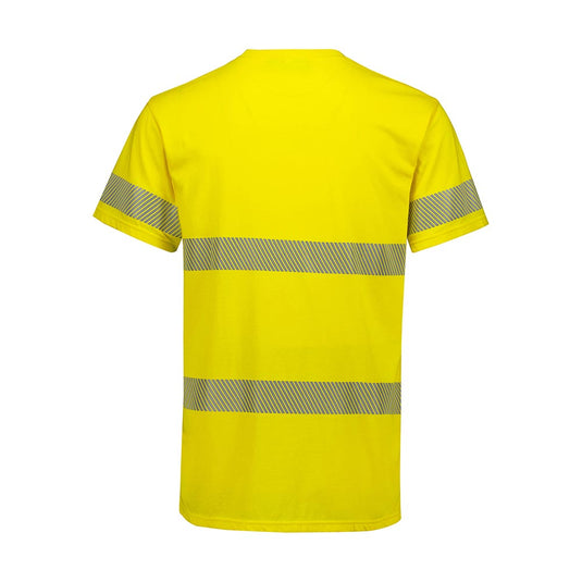 Syzmik Hi Vis Segmented Tape Cotton T-Shirt