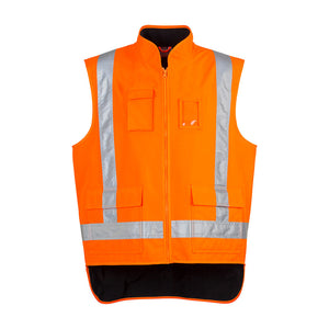 Syzmik TTMC-W23 Orange Fleece Lined Vest image