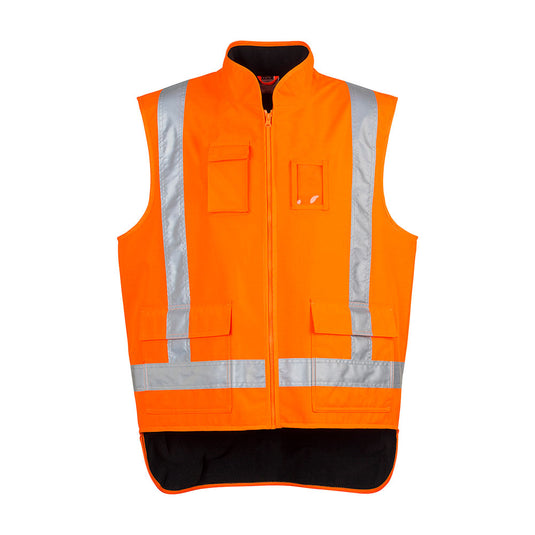 Syzmik TTMC-W23 Orange Fleece Lined Vest