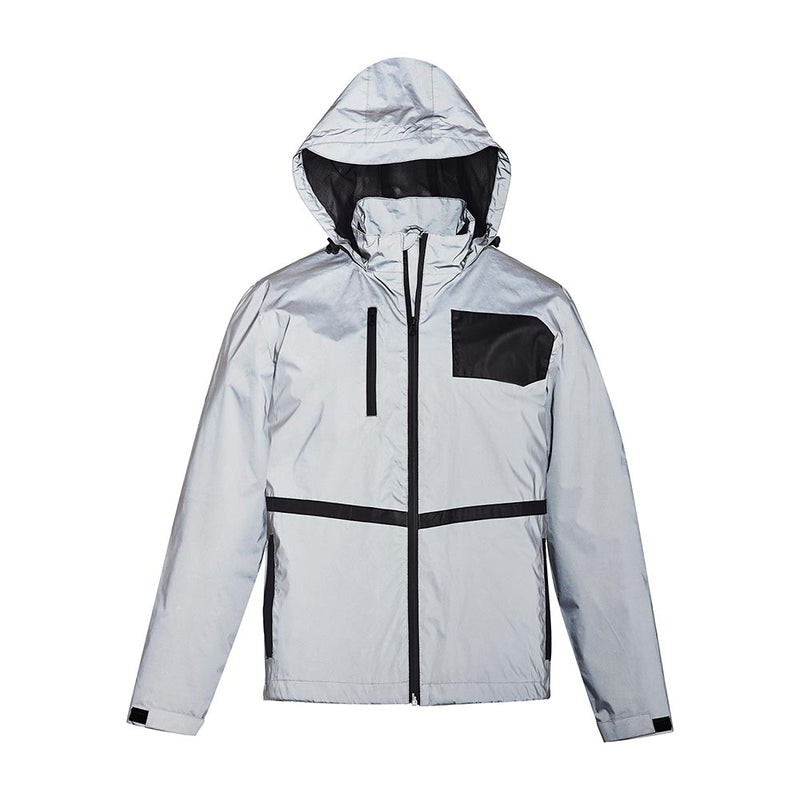 Load image into Gallery viewer, Syzmik Streetworx Reflective Waterproof Jacket, Silver
