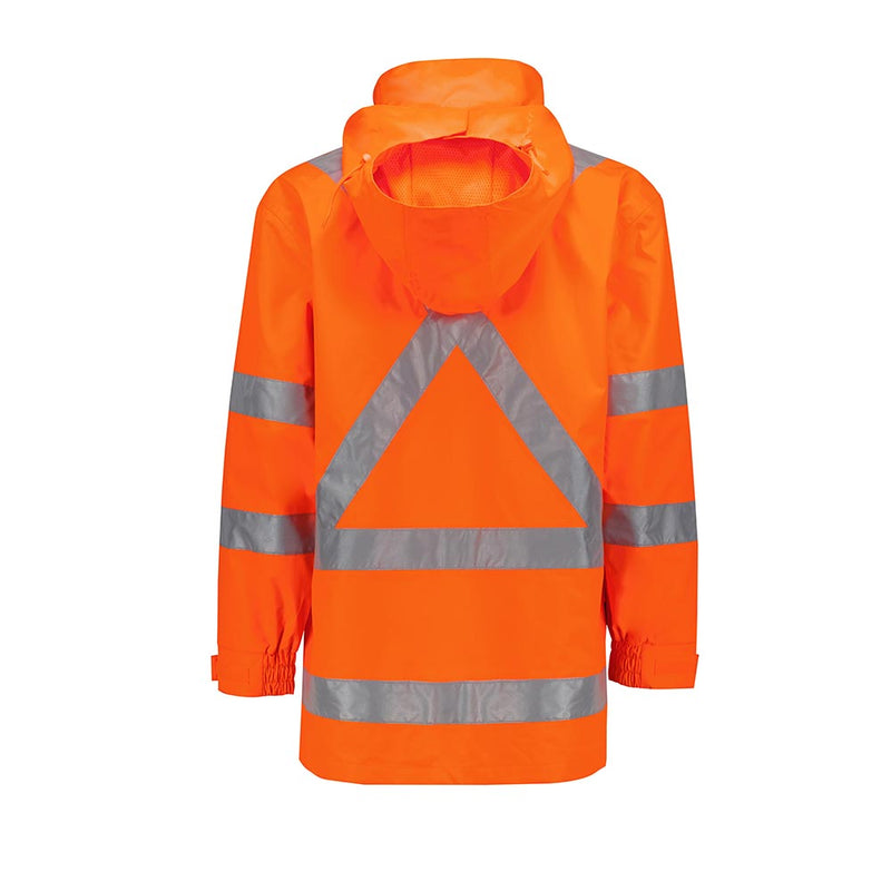 Load image into Gallery viewer, Syzmik TTMC-W23 Hi Vis X Back Ultralite Waterproof Jacket, Orange
