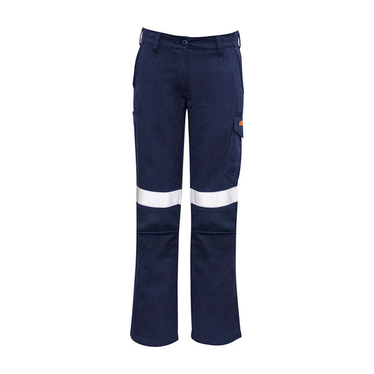 Syzmik Womens FR 10cal Taped Cargo Pant, Navy