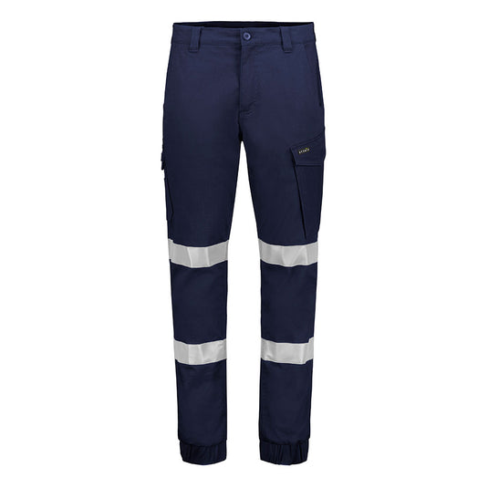 Syzmik Essential Stretch Taped Cuffed Cargo Pant, Navy