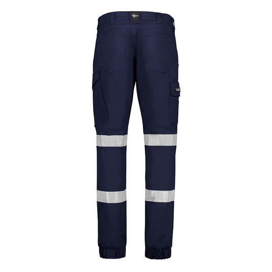 Syzmik Essential Stretch Taped Cuffed Cargo Pant, Navy