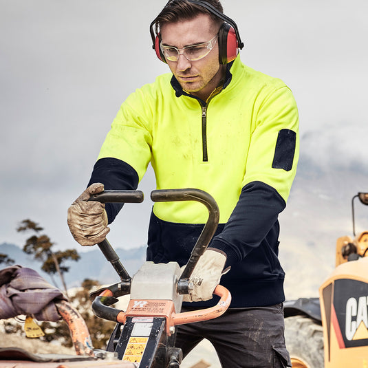 Syzmik Hi Vis Half Zip Pullover Jumper