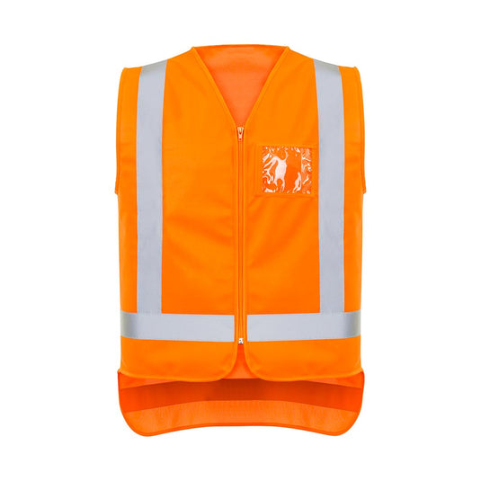 Syzmik TTMC-W23 Zip X-Back Orange Vest
