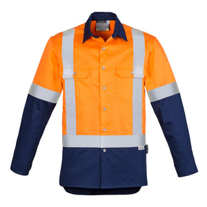 Syzmik Hi Vis Spliced Industrial Work Shirt image