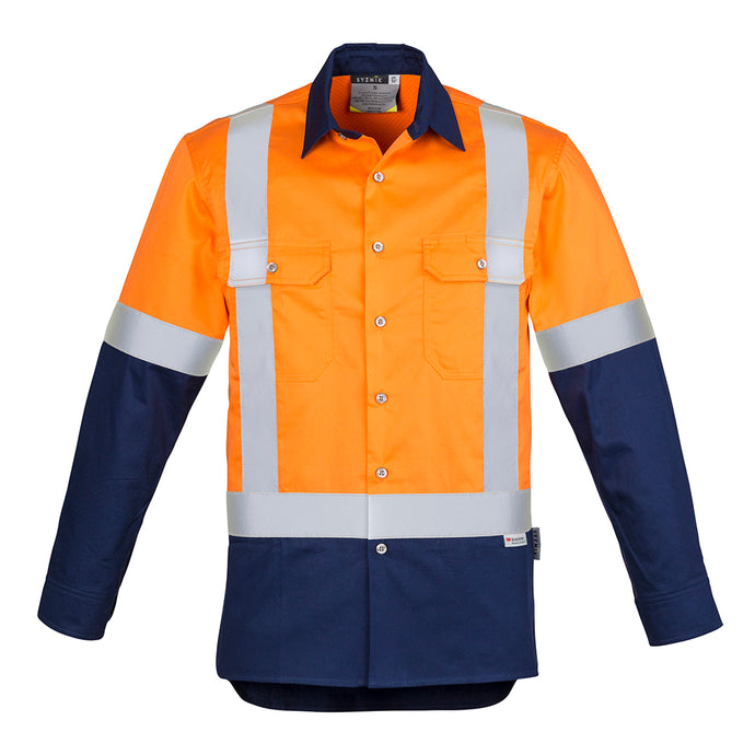 Syzmik Hi Vis Spliced Industrial Work Shirt