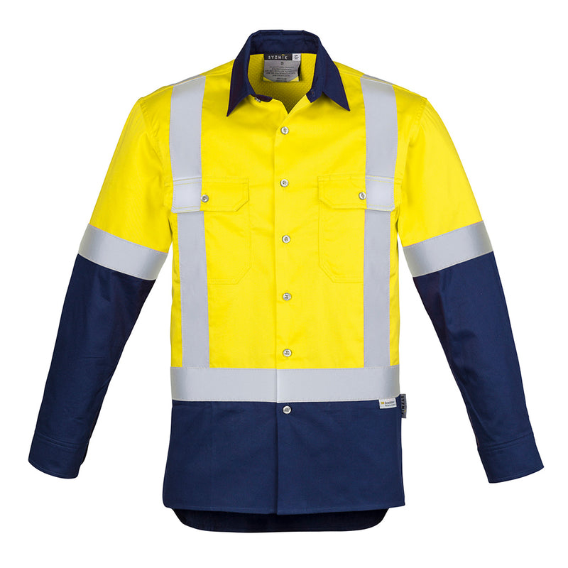Load image into Gallery viewer, Syzmik Hi Vis Spliced Industrial Work Shirt
