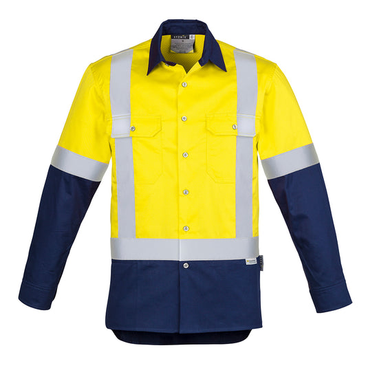 Syzmik Hi Vis Spliced Industrial Work Shirt