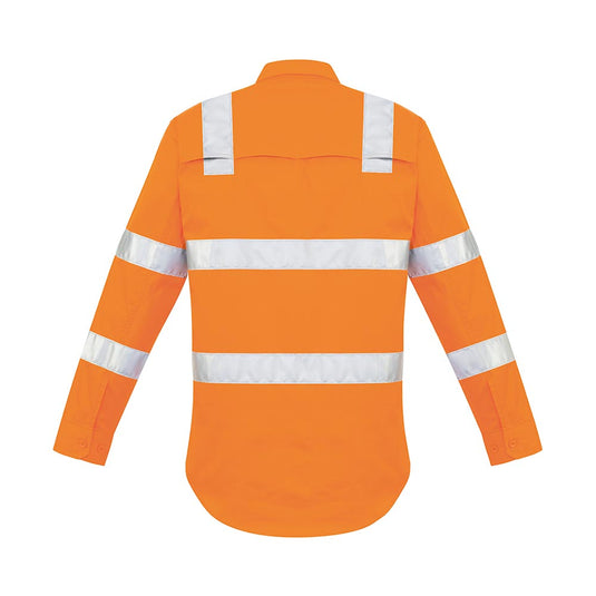 Syzmik Bio Motion Taped Long Sleeve Shirt, Orange