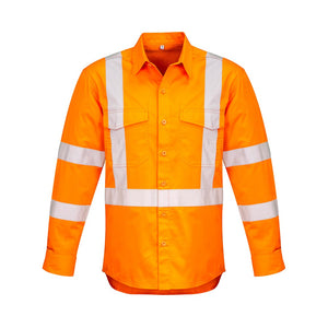 Syzmik Hi Vis X-Back Taped Shirt, Orange image