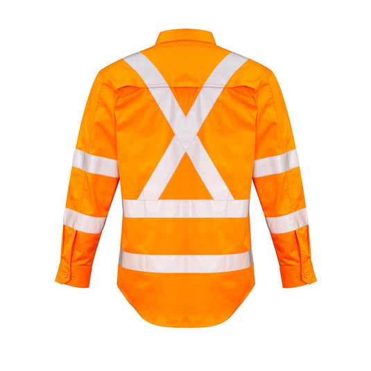 Syzmik Hi Vis X-Back Taped Shirt, Orange
