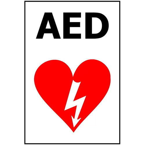 AED Sign: 240 x 340 ACM