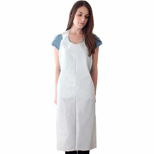 PE Disposable Aprons, White: Carton/1000 image