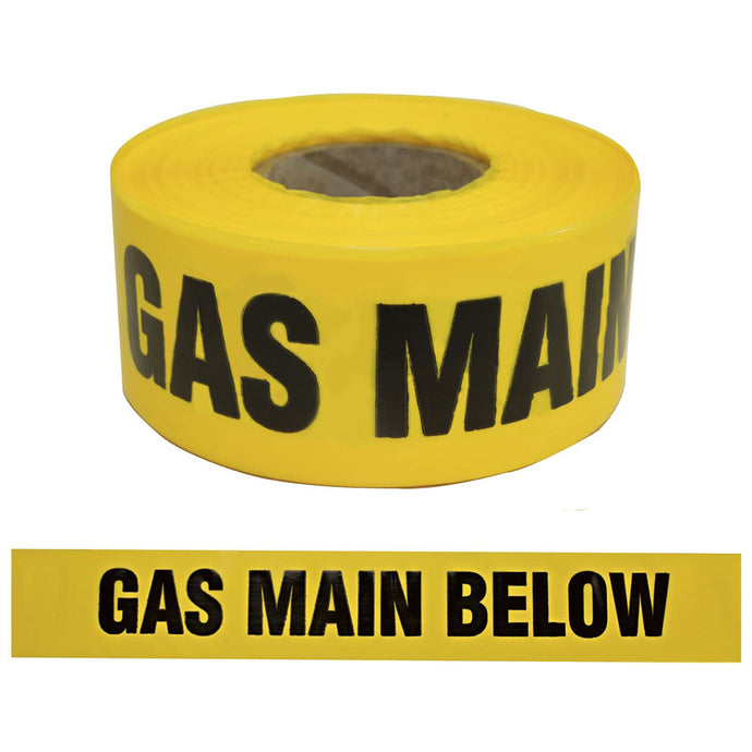 Gas Main Below Warning Tape, 250m