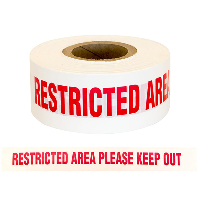 Restricted Area Please Keep Out Tape, 250m