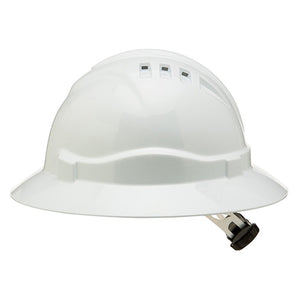 Pro Vented Full Brim Hard Hat: White image