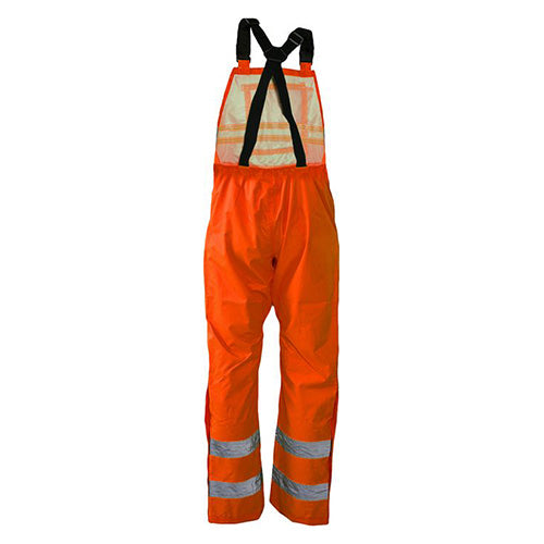 Caution Hi Vis Bib Overtrouser, Orange