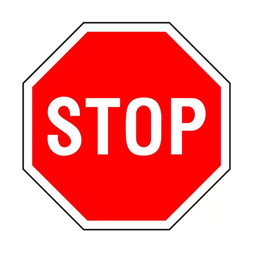 Reflective STOP Sign 675 x 675 ACM