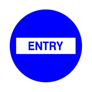 Entry Contact Sign Entry Reflective Sign ACM 600mm – Active Safety