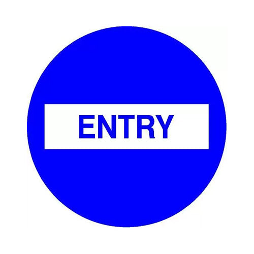 Entry Related Sign Entry Reflective Sign ACM 600mm – Active Safety