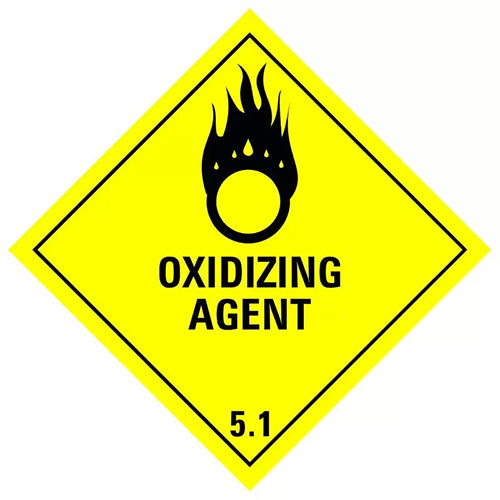 Oxidising Agent Class 5 Sign: 295 x 295 PVC