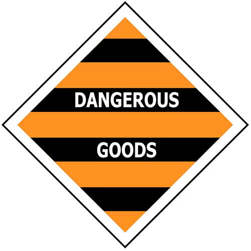 Dangerous Goods Class 9 Sign: 295 x 295 PVC